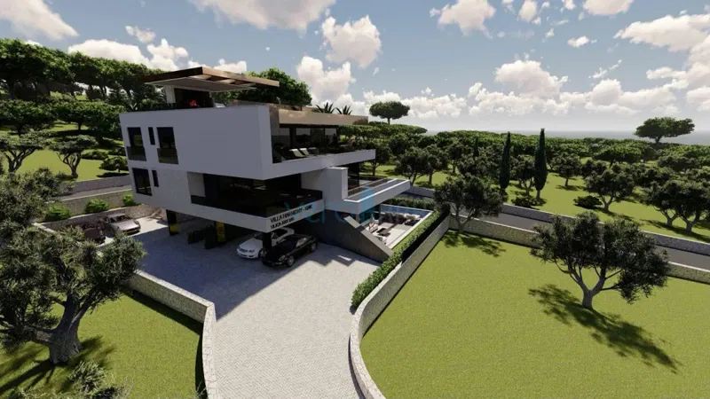 City of Krk, modern penthouse 162 m2 with sea view and swimming pool, for sale – 3
