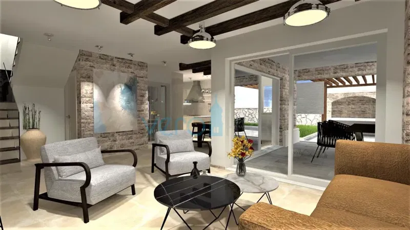 Vrbnik, dintorni, Casa indipendente 136 m2 con piscina e giardino, in vendita – 3