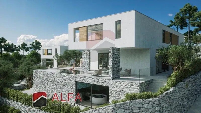 Croatia, Vodice, for sale is new modern villa with pool and sea view – 2