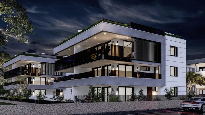 CITTÀ DI KRK, LUSSUOSO APPARTAMENTO A DUE PIANI DI 160M2 CON TERRAZZA SUL TETTO E PISCINA! – 3