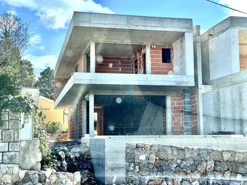 Omišalj, Njivice, Villa bifamiliare con piscina e vista mare, in vendita – 3