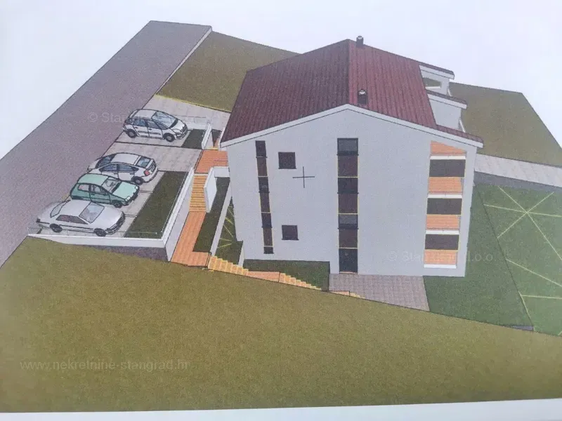 Crikvenica, dintorni, nuova costruzione, appartamento a due piani con vista mare! – 3