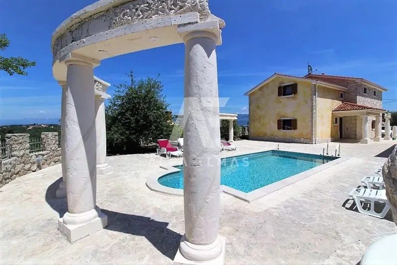 Dobrinj, surroundings,charming Mediterranean villa with pool!! ID 393 – 2