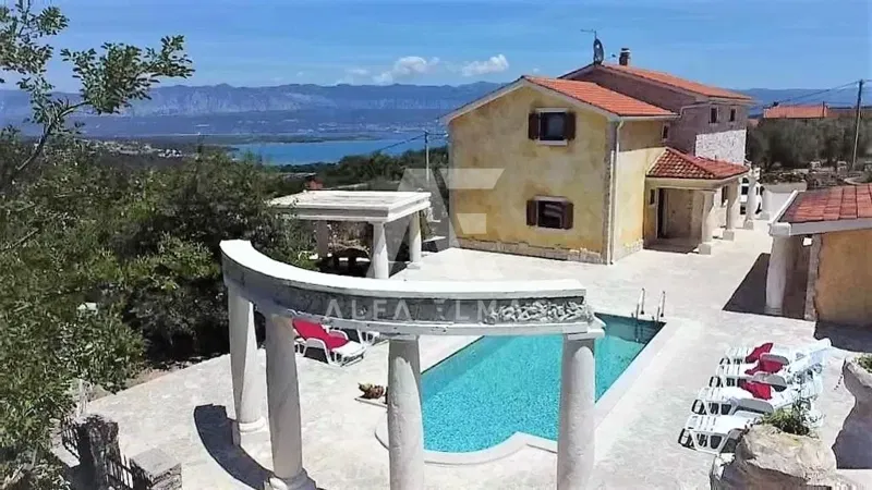 Dobrinj, surroundings,charming Mediterranean villa with pool!! ID 393 – 3