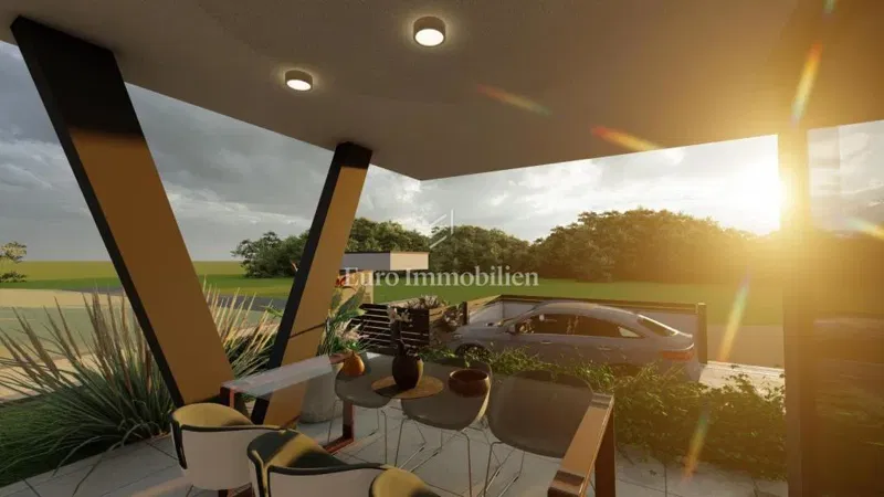 Apartment on the ground floor of a villa under construction, town of Krk – 2