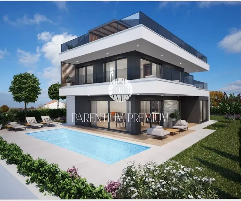 Villa moderna con quattro camere da letto, a soli 3 km dal centro di Parenzo – 2
