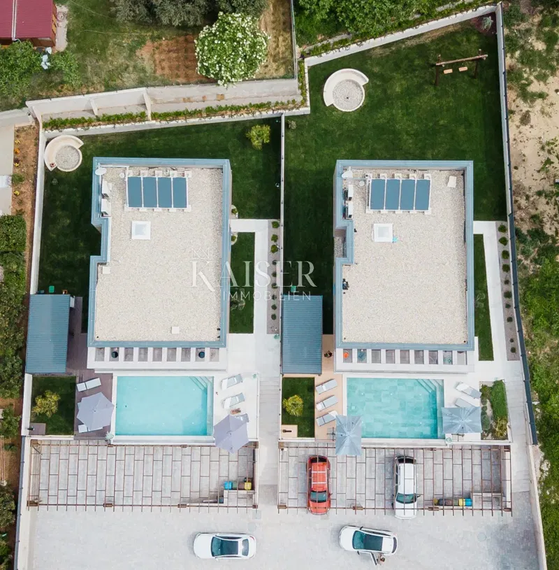 Krk-sziget, Baška - luxus villa medencével – 2