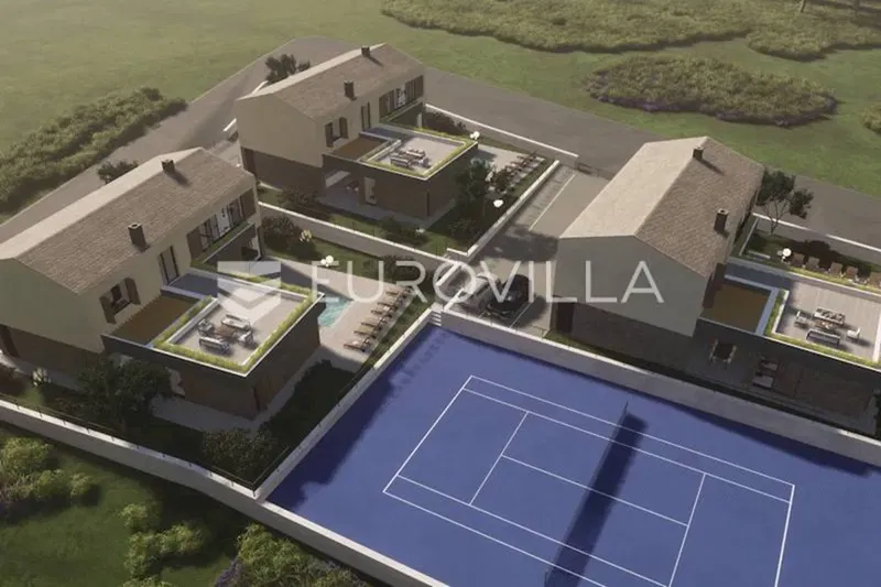 Istria, Gračišće, NEWLY BUILT, exclusive villa 390 m2 with 2 swimming pools – 2