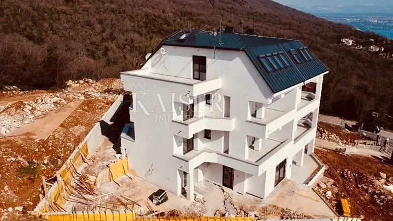 Opatija, Ičići – 2 bedroom apartment on the ground floor with a large terrace and sea view (145.07 m2) – 2