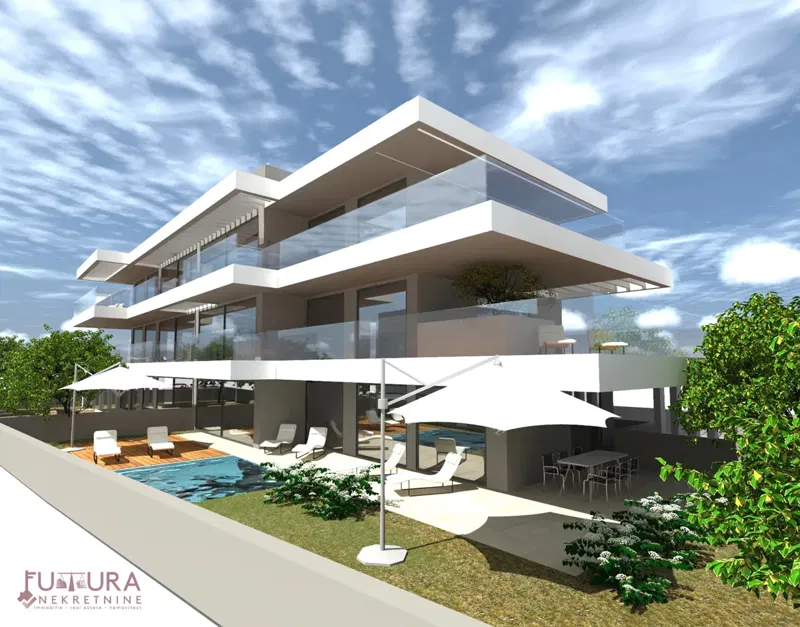 ZADAR - PRIVLAKA, APARTMENT 147,76 M2 FOR SALE, SWIMMING POOL, GARDEN, NEW, LOCATION!!! – 3