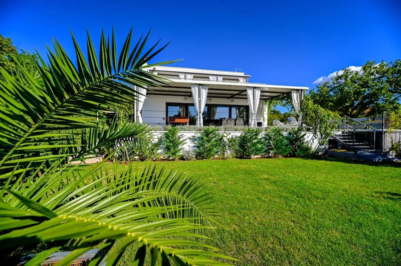 Malinska, surroundings, modern house with swimming pool, large garden and view – 3