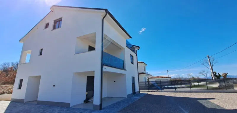 Malinska, wider area, newly built detached house 170 m2 with a beautiful sea view, for sale – 2