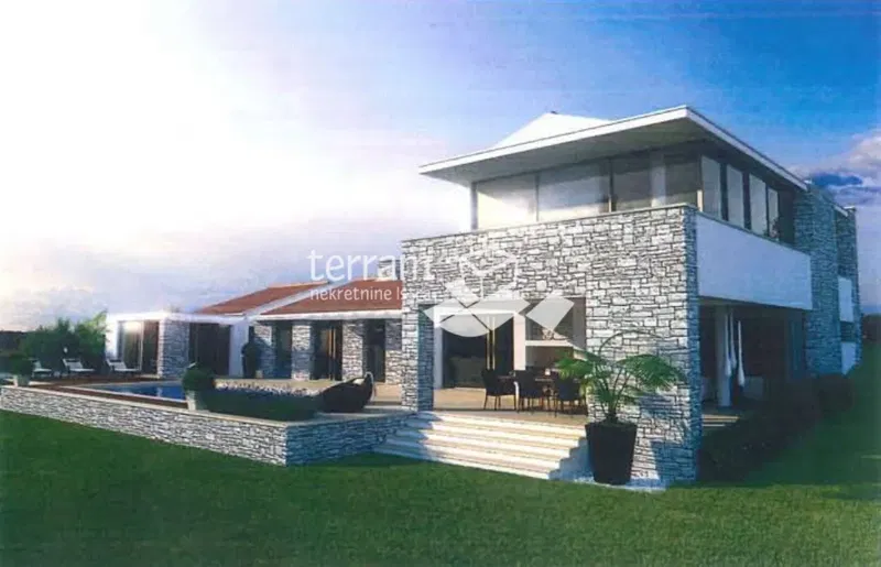 Istria, Tinjan, building plot 1490m2 with building permit for a house with a swimming pool for sale – 3