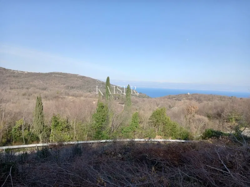 Építési telek Brseč, Mošćenička Draga, 6.510m2 – 2