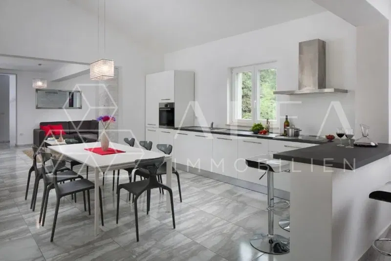 KIVÉTELES VILLA MEDENCÉVEL EGYEDÜLÁLLÓ HELYEN, ZÖLDSÉGBEN KÖRÜLVÉVE! – 2