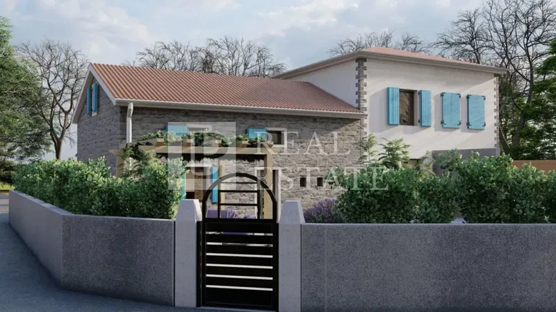 ISOLA DI KRK, DOBRINJ - villa autoctona in pietra con piscina – 2