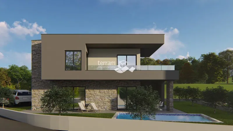 Istria, Marčana, house 141.2m2 with pool, sea view, NEW!!, for sale – 3