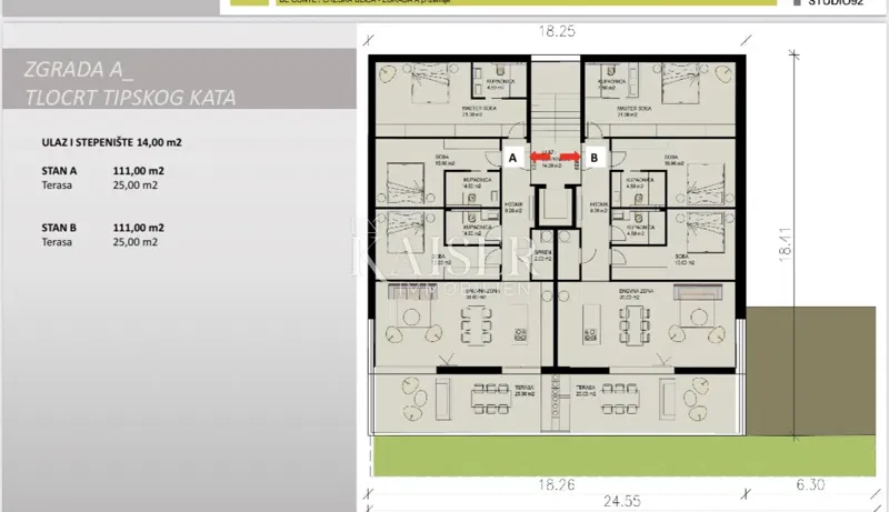 Rabac - building land with a project for 3 residential buildings – 2