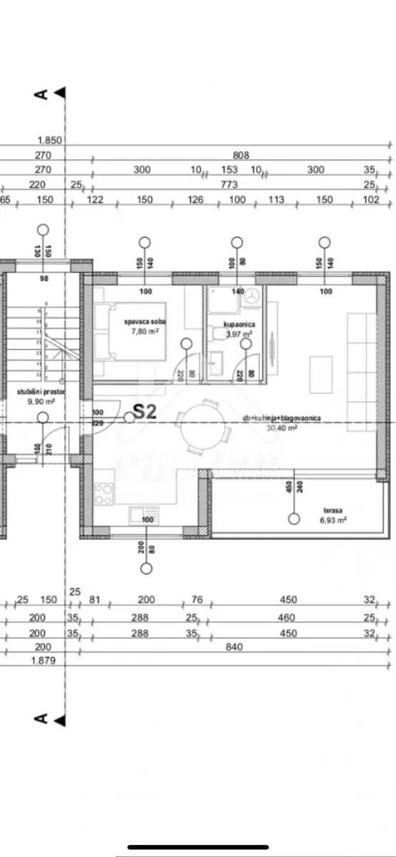 Two-room apartment, near the sea - Vir – 3