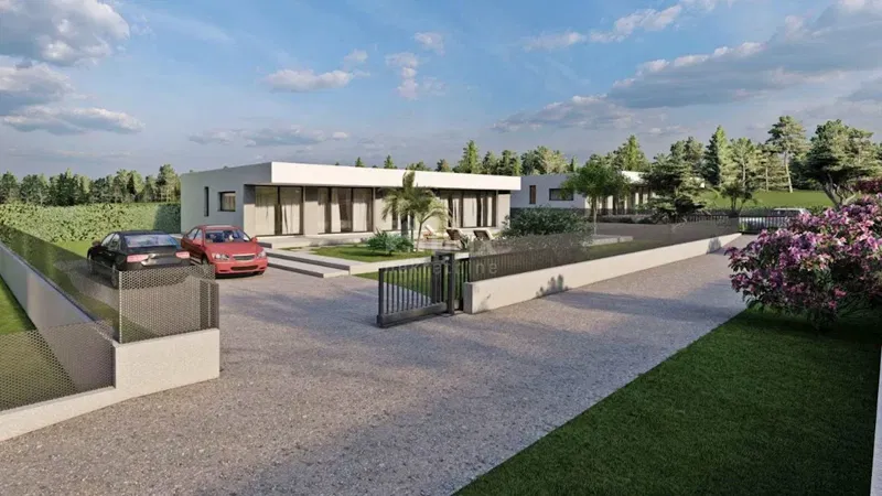 ISZTRIA, LABIN - Modern új épület medencével – 2