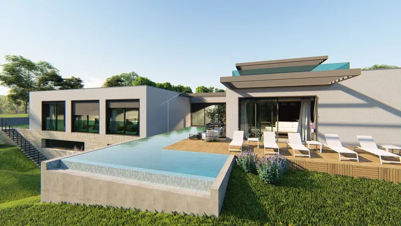 Rovinj, surroundings, building plot with construction started – 3