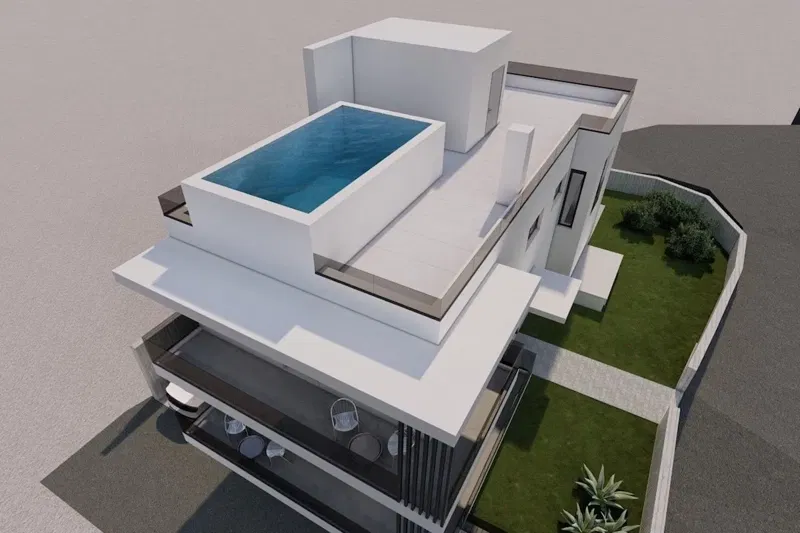 New construction - villa with two swimming pools in Slatine – 2