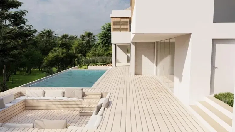 Newly built villa with a pool next to a beautiful beach in Sevid – 2