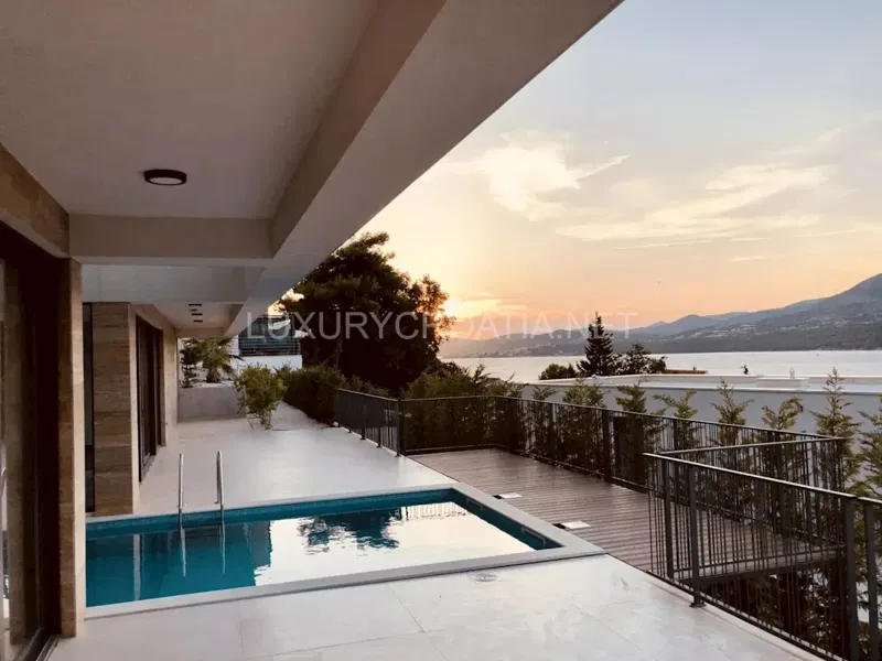 Modern villa with pool sea view for sale Trogir area Croatia – 3