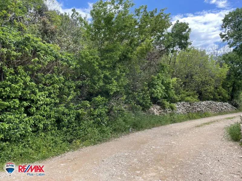 ISTRIA, LABIN, SURROUNDINGS, LARGE BUILDING LAND WITH SEA VIEW – 3