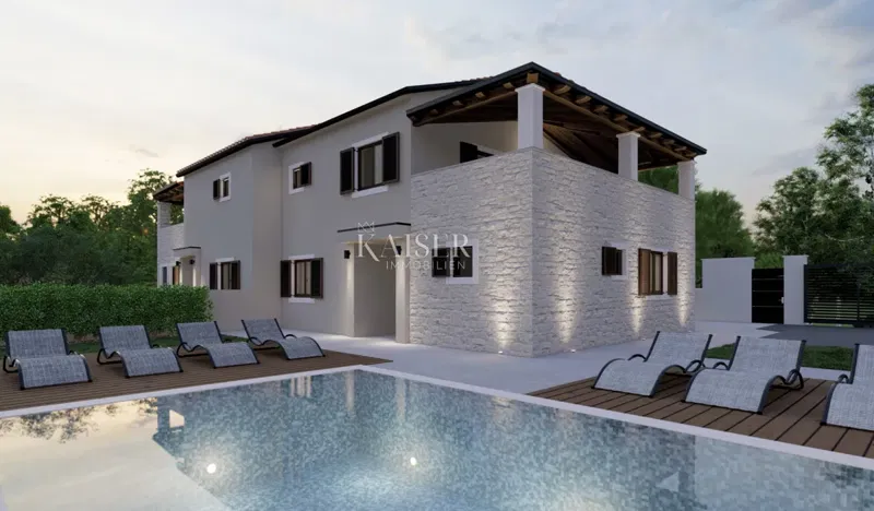 Isztria - Poreč, új, modern villa medencével 2 km-re a tengertől – 3