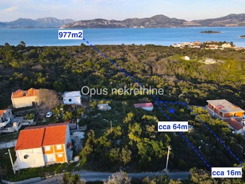 SRESER, Pelješac - Baugrundstück 977m2