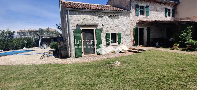 Istria, Marčana, Krnica, stone house 110m2, garden 600m2 with swimming pool, for sale – 2