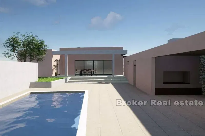 Newly built one-story house with swimming pool – 2