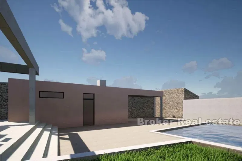 Newly built one-story house with swimming pool – 3