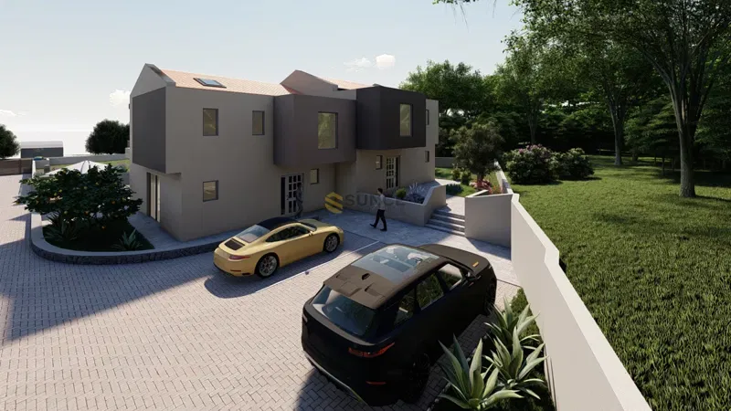 VRBNIK, FOR SALE, NEW, MODERN, COMPLETELY FURNISHED HOUSE WITH POOL AND SEA VIEW! – 3