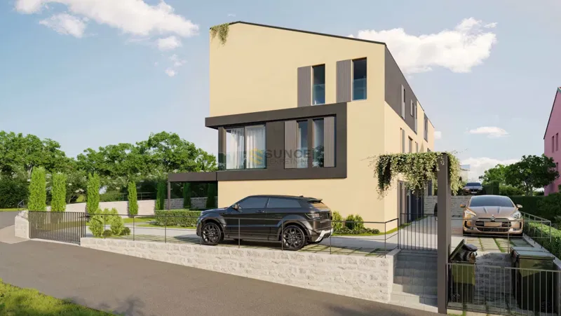 Isola di Krk, Krk, nuovo appartamento moderno di 61m2 al piano terra con giardino! – 2