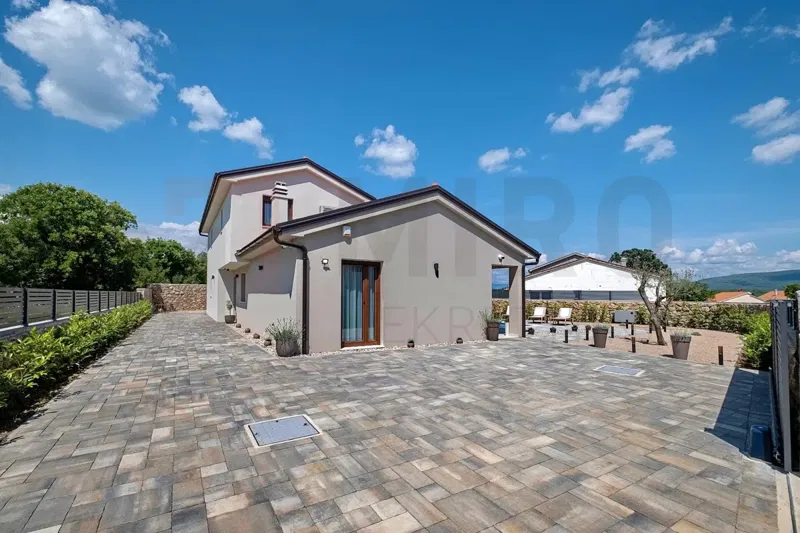 Krk, surroundings, new modern house with swimming pool in a quiet location! – 2