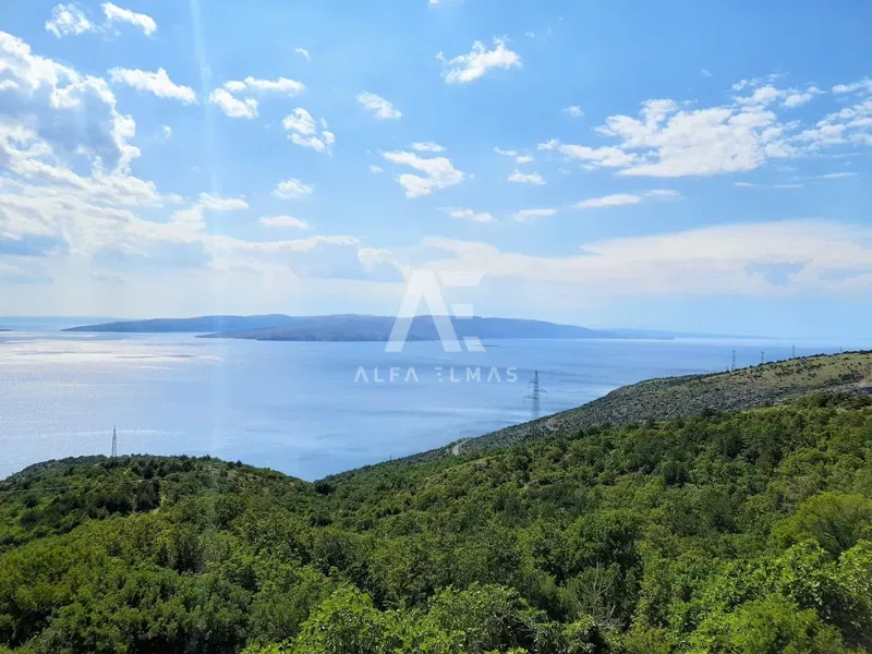 Senj, surroundings, building land with a panoramic view of Kvarner!! ID 437 – 2