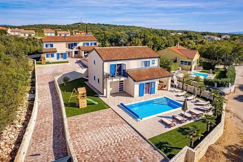 Dobrinj, surroundings, luxurious detached villa with pool, SALE! – 2
