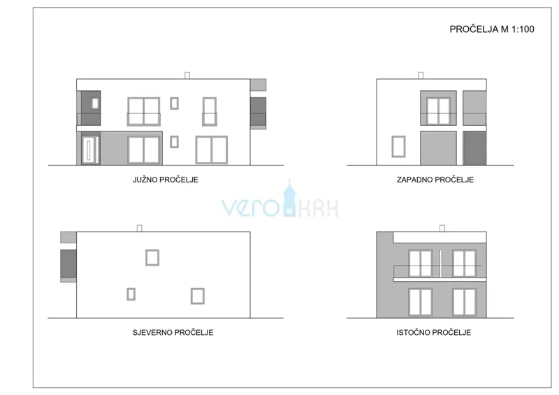 Novi Vinodolski, Klenovica - building plot, view, 500m from the sea, for sale – 2