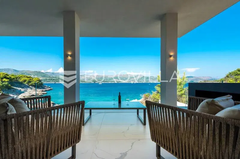 Dubrovnik archipelago, extraordinary seafront villa with swimming pool – 3