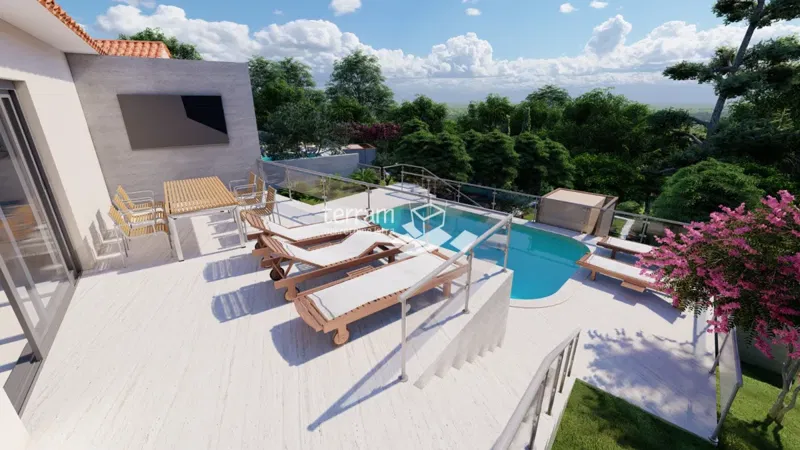 Istria, Gimino, casa 105m2 con piscina, giardino 620m2, #vendita – 3
