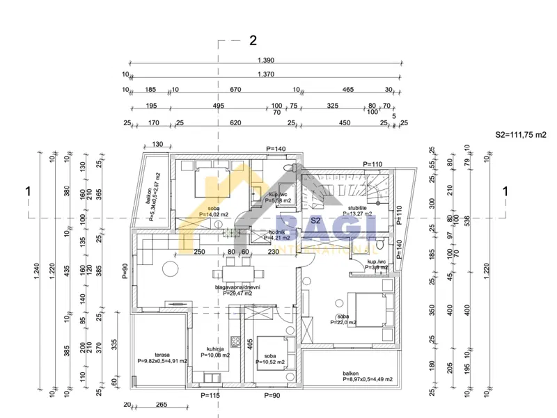 MEDULIN - new apartment of 115m2 – 3