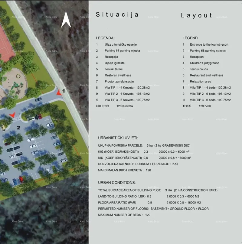 Terreno esclusivo, villaggio turistico - Istria, Bale, Dignano – 3