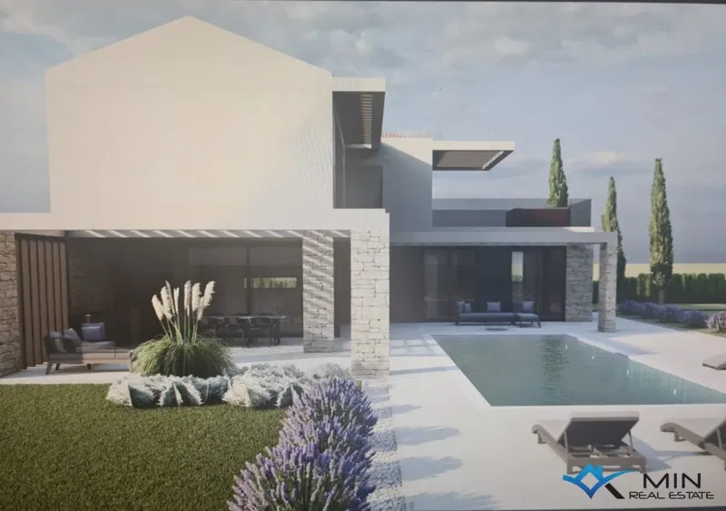 Building plot with conceptual design - Višnjan – 2