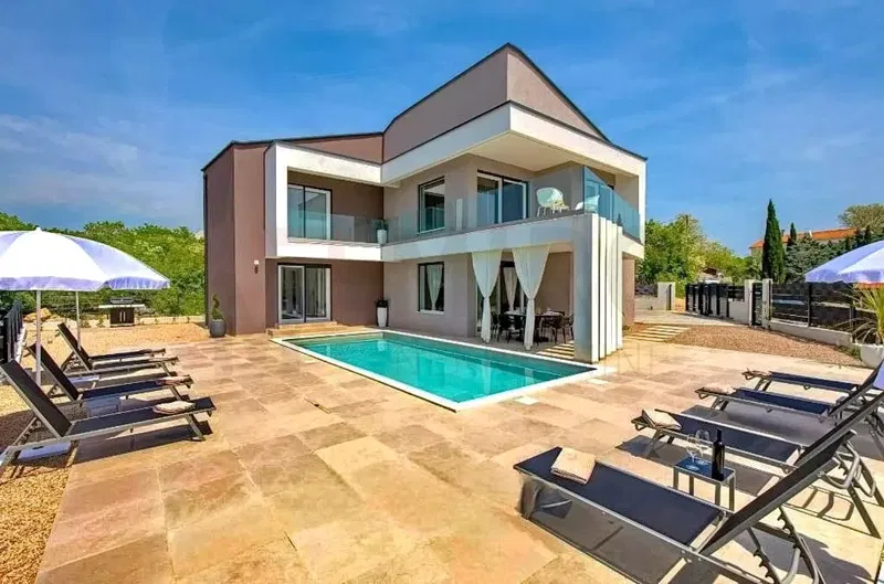 Vrbnik, surroundings, new modern detached house with swimming pool – 2