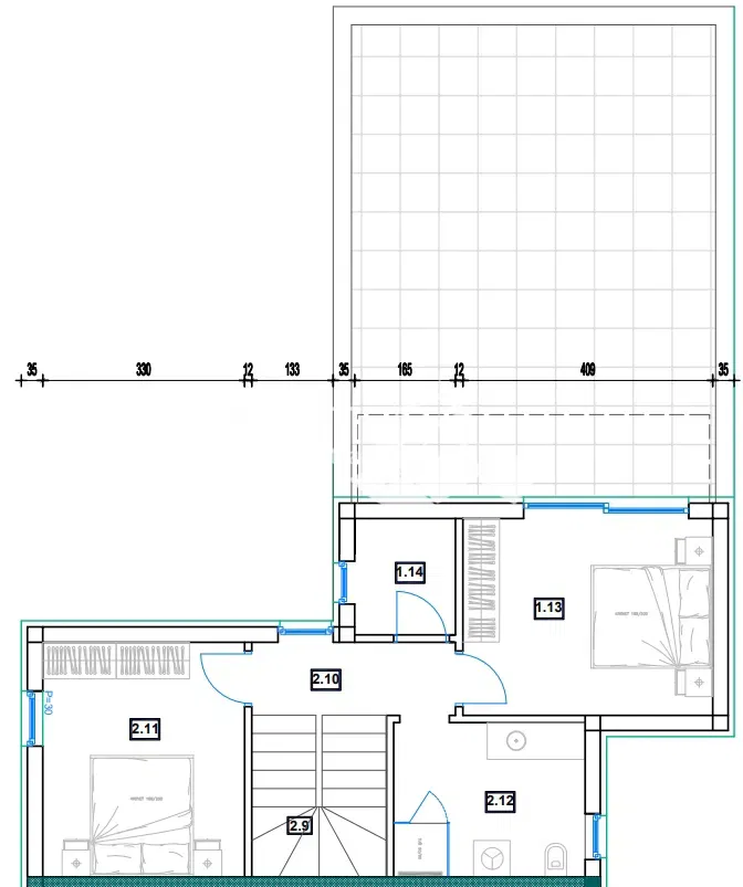 Istria, Lisignano, casa 127m2, con piscina e giardino 480m2, #vendita – 3