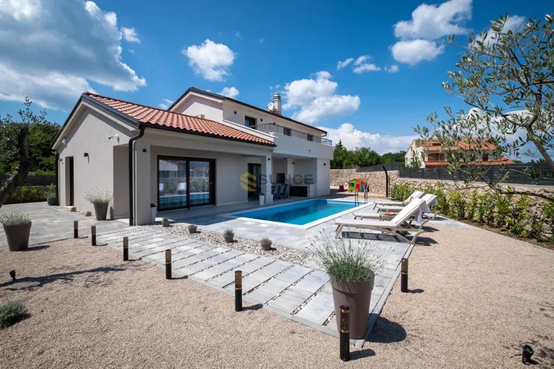 THE ISLAND OF KRK, beautifully furnished villa with a pool in a beautiful and quiet location! – 2