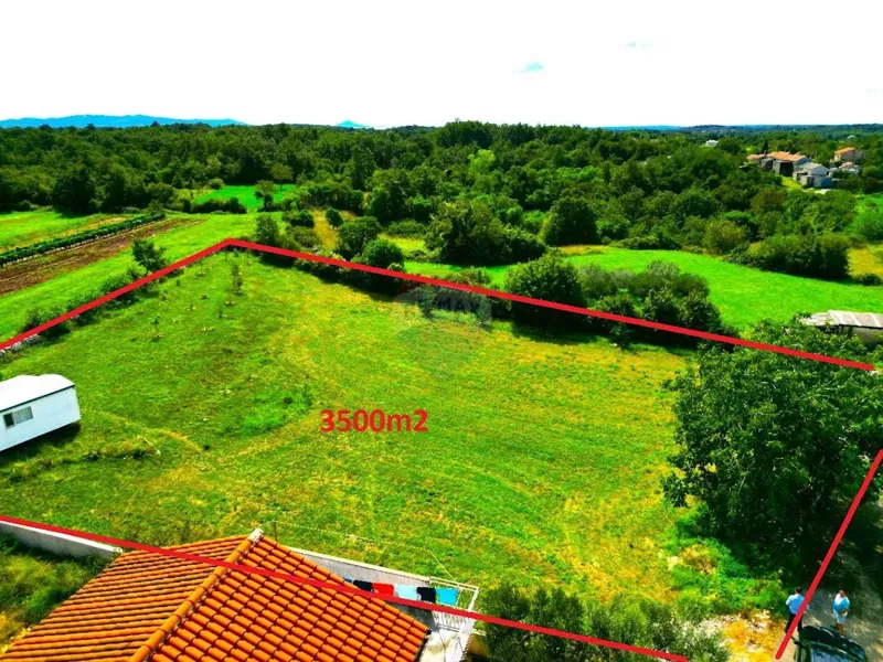 Building plot Klimni, Žminj, 3.500m2 – 2