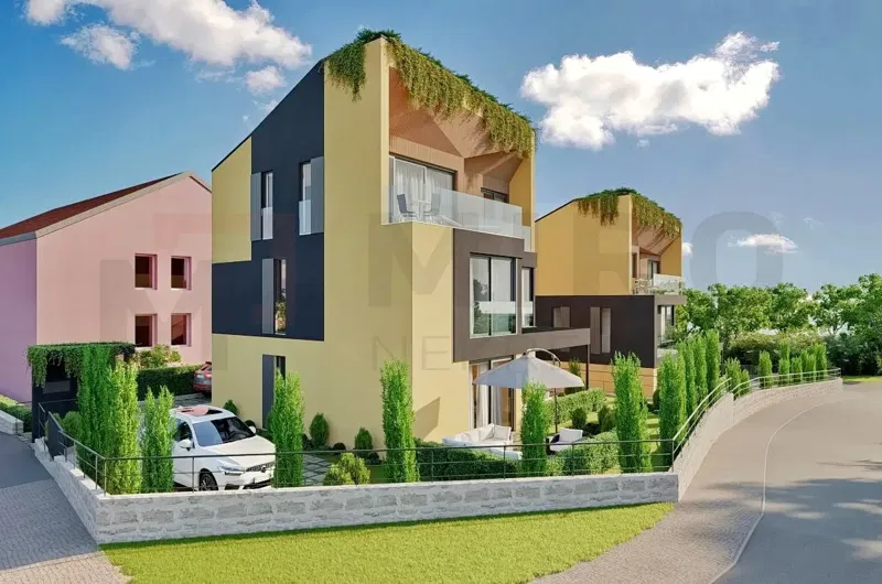Krk city, modern duplex apartment under construction, SALE! – 3